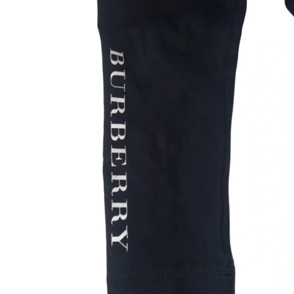 Burberry London Girls Black Logo Stretch Leggings Size‎ 4T